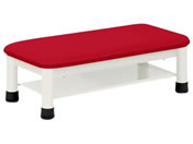 高田ベッド/足踏み台 60×30×20cm レッド/TB-53