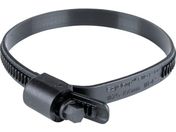 HCL/樹脂製ホースバンド Ezyclamp 締付径25.0〜100.0mm 対辺8.0mm ナイロン12 PWD-13-100-SC-PA12-BK