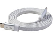 �����d��/�}�O�l�b�gUSB�t���b�g�P�[�u�� PD60W CtoC 1m �z���C�g/MCA-FCC1060(WH)