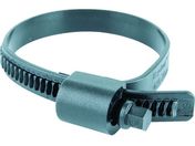 HCL/樹脂製ホースバンド Ezyclamp 締付径25.0〜75.0mm 対辺8.0mm ナイロン66 PWD-13-75-SC-PA66-BK