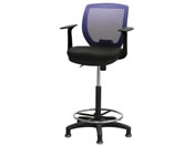 Netforce/ハイチェア CORE 固定脚 T肘付き ネイビー/CRH-1TAFL-FW-NV