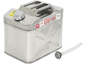 エスコ/20L ガソリン携行缶(ステンレス製)/EA991HB-52A