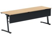 G)コクヨ/フラップテーブル カーム 幕板付 ナチュラル 脚黒 W2100×D600
