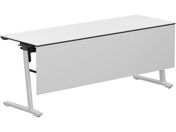 G)コクヨ/フラップテーブル カーム 棚幕板付 ホワイト 脚白 W1800*D600