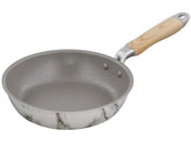 LIV PLUS/ベストコ フライパン 20cm ホワイト 大理石柄