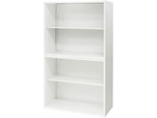 Netforce/イーセンブリー 書庫 2台セット 2段 ホワイト