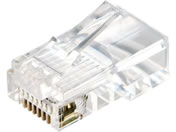 �G���R��/RJ45�R�l�N�^Cat5e 100�� �Ɩ��p �N���A/LD-RJ45T100V2
