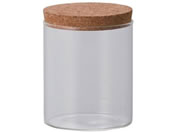 NC/Glass Cylinder with Cork 9.512H CLEAR