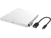 バッファロー/USB3.2(Gen1)対応 ポータブルBDドライブ ホワイト