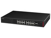 バッファロー/法人向け レイヤー2 Giga スマートスイッチ 16ポート ブラック