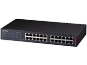 バッファロー/法人向け レイヤー2 Giga アンマネージスイッチ 24ポート BK