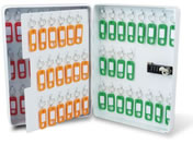 カール事務器/キーボックス ダイヤル錠 80個吊/CKB-CD80-W