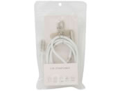 USB�X�g���b�v�P�[�u�� Type-CtoC PD60W �z���C�g/ANGLSTR2502W