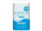 大王製紙 エルヴェール トイレットティシュー シングル 芯なし 200m 6