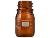 SCHOTT/DURAN/ねじ口びん(メジュームびん)茶褐色 びんのみ 100mL/017210-1004A