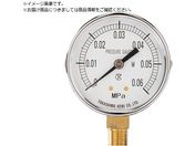 高島/一般真空計 A枠立型・φ60 圧力レンジ0.0〜-0、1MPa G1/4 1011901