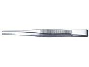 アネックス/ステンレスピンセット 150mm直 123