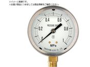 高島/グリセリン入圧力計 A枠立型・φ60 圧力レンジ0.0〜0.4MPa G1/4 1311040