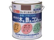 ニッペ/水性つやありEXE 1.6L カカオブラウン HSU123-1.6