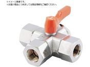 ASOH/内×内ネジ型 Tポート RoHS指令相当品 三方 PT1/8 BX-1111R-WO
