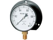 右下/一般圧力計 B枠立型・φ75 圧力レンジ0.0〜0.10MPa G321-211-V-0.1MP