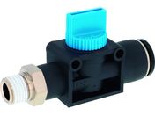 PISCO/ハンドバルブ ストレートB3方弁チューブR1/4出力12 HV02-12