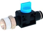 PISCO/ハンドバルブ ストレートB3方弁チューブR1/2出力10 HV04-10