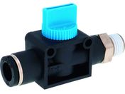 PISCO/ハンドバルブ ストレートA3方弁チューブ10出力R1/4 HV10-02