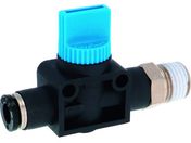 PISCO/ハンドバルブ ストレートA2方弁チューブ6出力R3/8 HV6-02-2