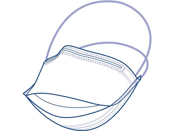 ユニチャーム N95マスク ふつう 50枚 日本製 頭掛けタイプ 通販