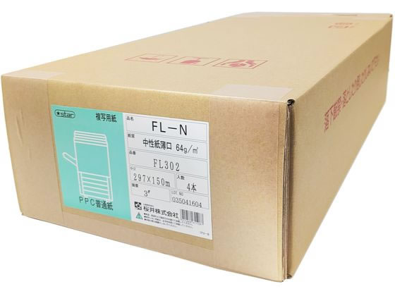 �T�N���C PPC���ʎ����[��FL-N����297mm�~150m 4�{ FL302