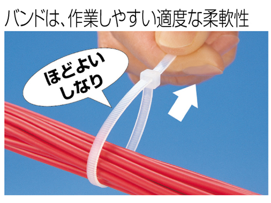 ヘラマンタイトン インシュロックタイ 屋外用 黒 50本 AB350-W 通販【フォレストウェイ】