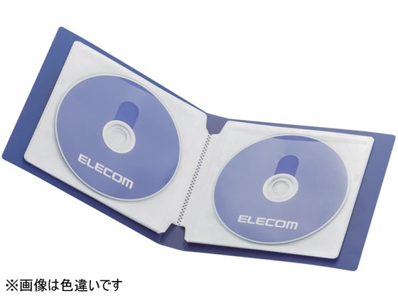 ELECOM CCD-FS72BK CD DVD対応ファイルケース 72枚収納 ブラック