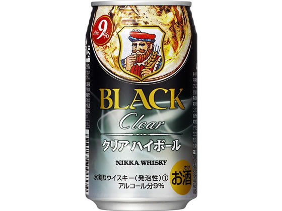酒)アサヒビール ブラックニッカ クリアハイボール 9度 350ml【通販 