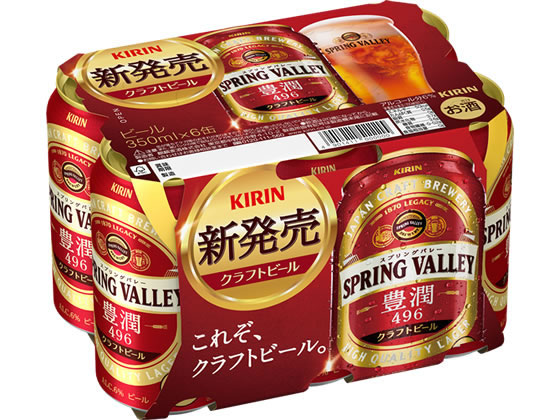 酒)キリンビール SPRING VALLEY豊潤 350ml×6缶 通販【フォレストウェイ】