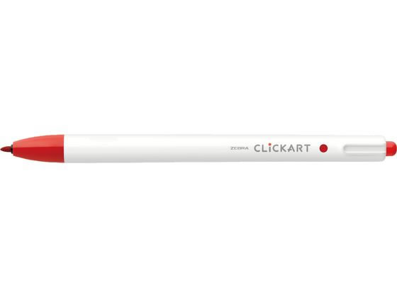 ゼブラ ノック式水性カラーペン クリッカート 赤 WYSS22-R 通販