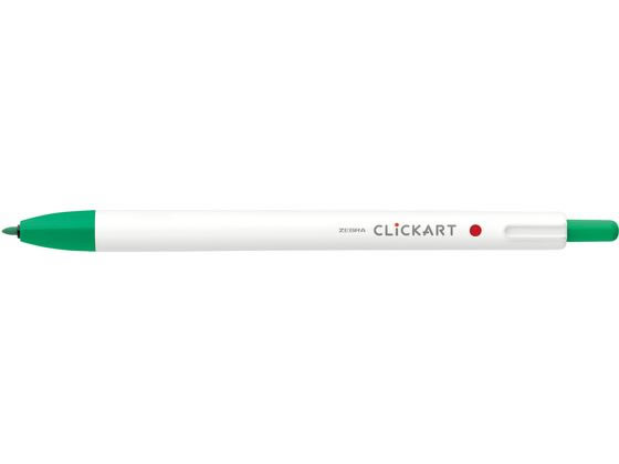ゼブラ ノック式水性カラーペン クリッカート 緑 WYSS22-G 通販