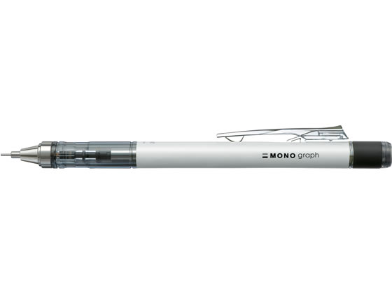 トンボ鉛筆 シャープペンシルモノグラフ ネオン 0.5mm ホワイト DPA