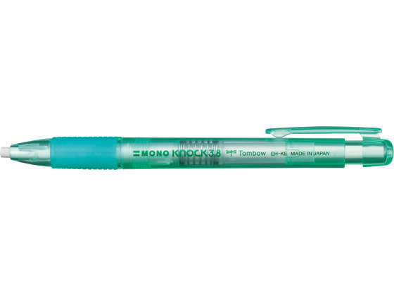 トンボ鉛筆 消しゴム モノノック3.8 透明グリーン軸 EH-KE60 - 筆記用具