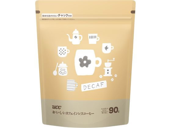 UCC おいしいカフェインレスコーヒー 袋 90g 通販【フォレストウェイ】