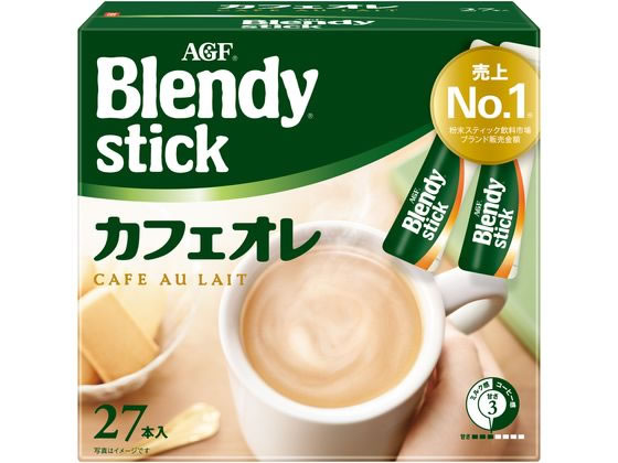 AGF ブレンディ スティック カフェオレ27本 74936 通販【フォレスト