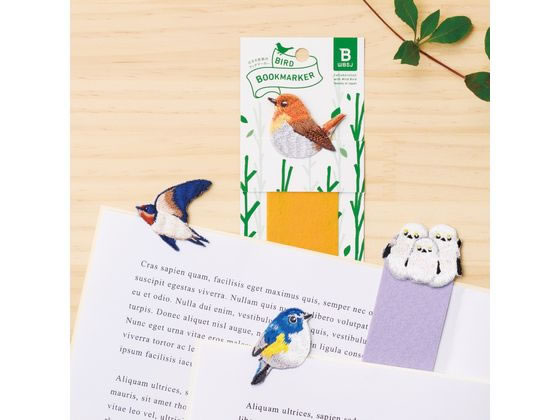 ヒサゴ BIRD BOOKMARKER 刺繍しおり ルリビタキ UTN178 通販【フォレストウェイ】