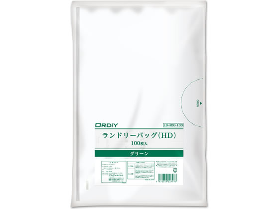 �I���f�B �����h���[�o�b�O HDPE �O���[�� 100���� LB-HDG-100