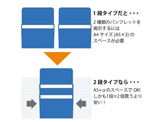 コクヨ マグネットポケット〈K2〉 2段タイプ A5 白 K2マク-MPWA5W 通販