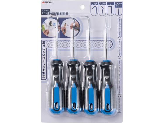 TAKAGI �s�b�N�c�[�� 4�{�g �t�b�N�^�A���O���^L�^�X�g���[�g�V���[�g PTR-40P