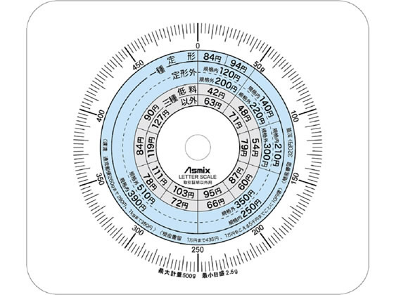 アスカ レタースケール 最大計量500g LS601 通販【フォレストウェイ】