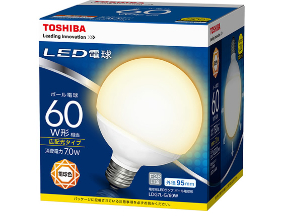 東芝 Led ボール電球形 730lm 電球色 Ldg7l G 60w Forestway 通販フォレストウェイ