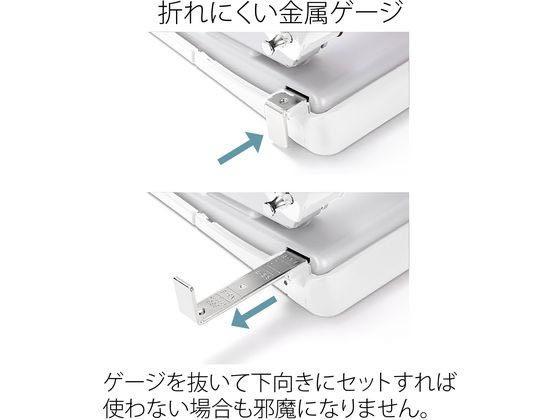 プラス 2穴パンチ フォース1 2 Sサイズ ホワイト PU-816A 30-696 通販