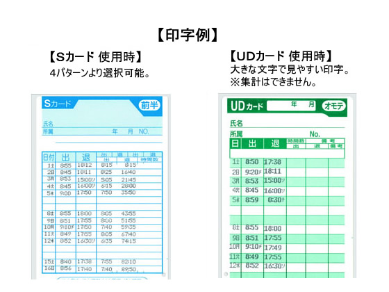 マックス タイムレコーダ 電波時計なし ER-110SU ブラック ER90720