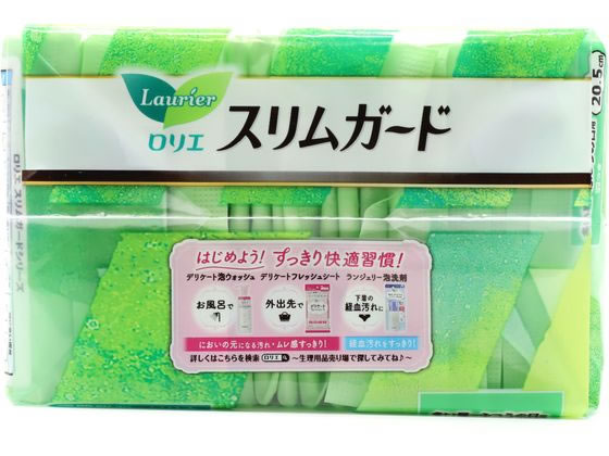 KAO ロリエ スリムガード 多い昼～ふつうの日用 羽つき 28個 通販